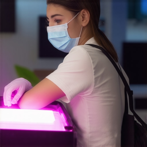 Advanced Office Sanitization with UV Light Cleaner using UV sterilization in office for trust and safety