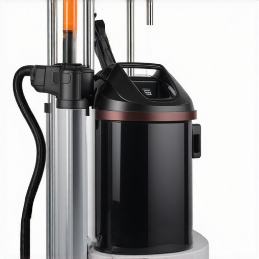 Collection of high-quality vacuum and cleaning equipment used for thorough sanitation